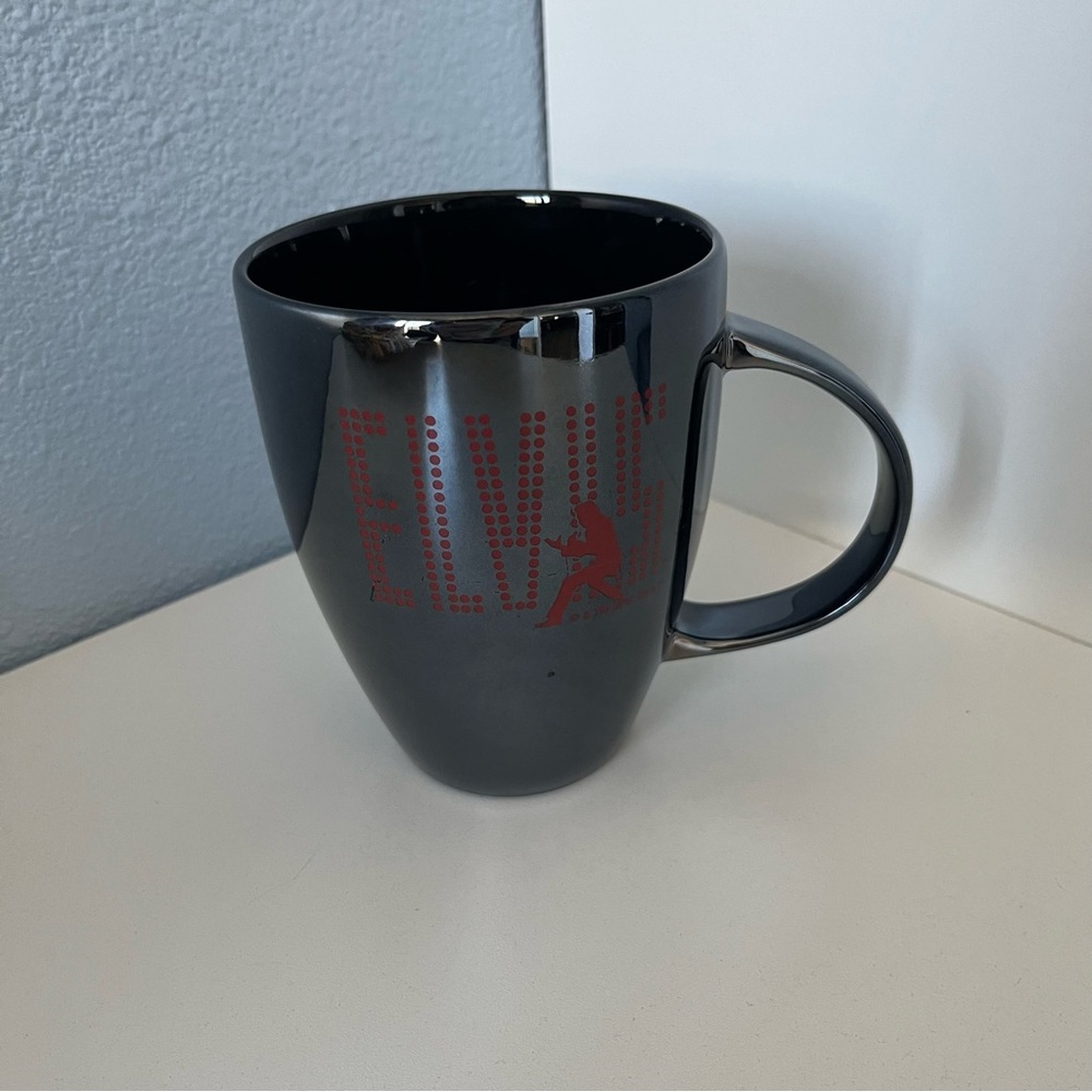 Elvis Silhouette Lustre Bistro Mug